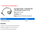 thumbnail image 2 of Turn Signal Switch - Compatible with 1994 Chevy Corsica 3.1L V6, 2 of 2