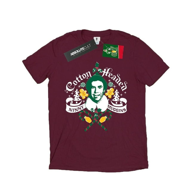 Elf Mens Cotton Headed Ninny Muggins T-Shirt