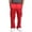 Red, variant on Idoravan Casual Pants for Men Men's Drawstring Elastic Waist Solid Color Pocket Trousers Loose Movement