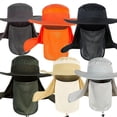 thumbnail image 5 of Chapeaux de Pêche, Chapeau de Randonnée Pliable en Nylon avec Protection Uv, 5 of 5