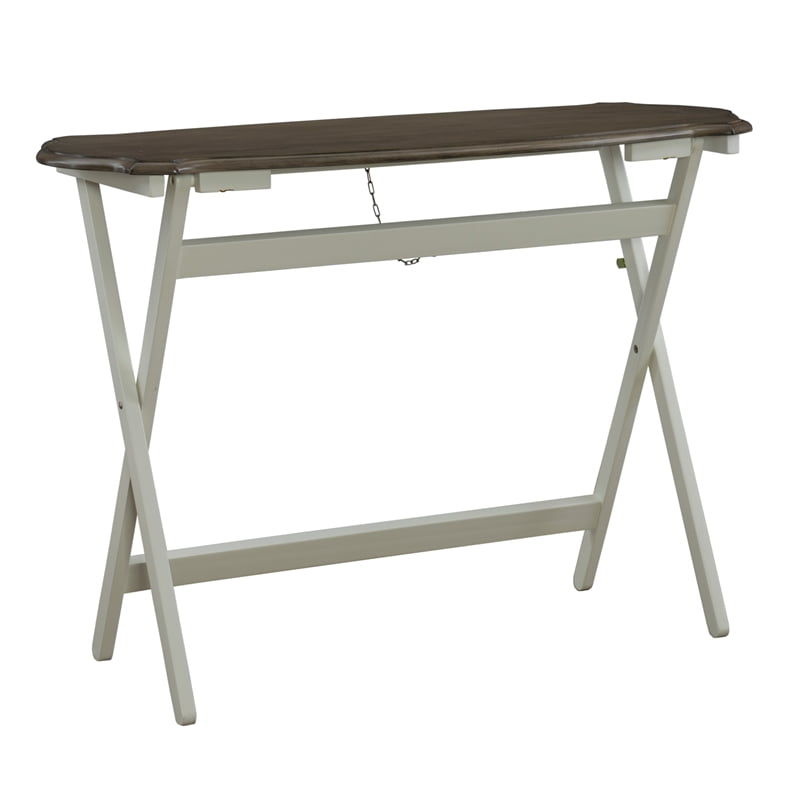 Folding buffet table wood