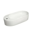 thumbnail image 5 of Whitehaus Isabella Collection  Oval Above Mount Basin with Integrated Oval Bowl and a Center Drain, 5 of 5