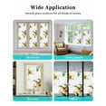 thumbnail image 6 of Window Privacy Film Sunflower Stained Glass Window Film Decorative Sun Block Window Cover Summer Botanical Hummingbird Vintage Window Clings Static Adhesive Sticker for Bathroom 23.6"x59", 6 of 7