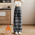 thumbnail image 4 of Sngxgn Women Pants Casual Loose Trousers Elastic Waist Pull On Straight Pant with Pockets(Black,S), 4 of 9
