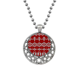 thumbnail image 1 of Rojo irregular tejer patrón grano vertical Collares Colgante Retro Moon Stars Jewelry Unbranded M, 1 of 3