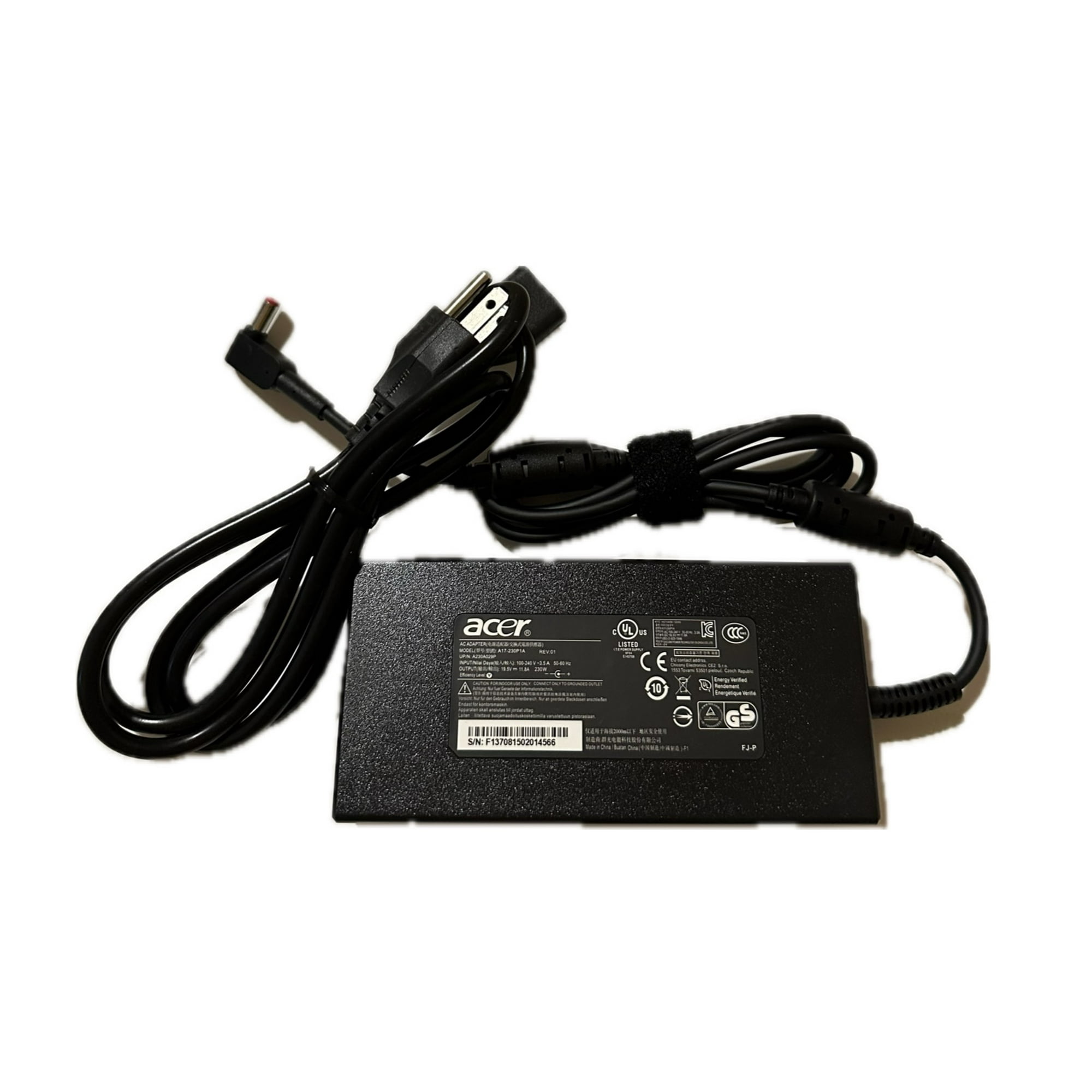 230W AC Charger For Acer Predator & Nitro Laptops – Compatible With Helios 300, Triton, Nitro 5/7 Models