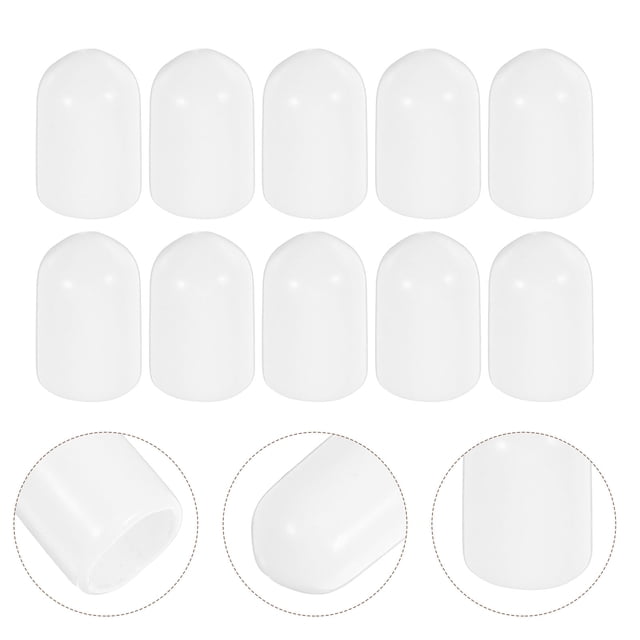 GOOHOCHY 100Ud Tapas Para Tornillos En PVC Protección Alta De Rosca Para Uso Industrial