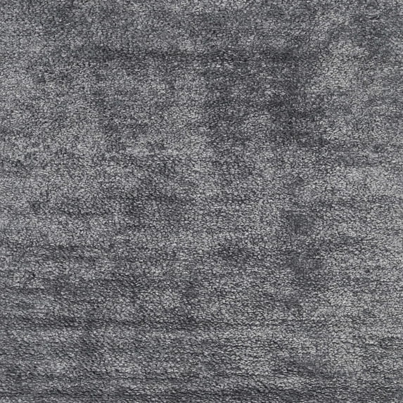 Ahgly Company Machine Washable Indoor Square Contemporary Gray Area Rugs, 3' Square