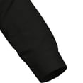 thumbnail image 5 of Nmnitkp Men's Lightweight Hooded Button Down Shirt Jacket Long Sleeve Dual Chest Pockets Casual Fashion Shacket Fall Spring Layering Top for Daily Outdoor Vacation Commute Wear Black,S, 5 of 9
