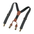 thumbnail image 3 of Milageto Kids Suspenders Adjustable Pants Suspender for Costume Halloween Formal Wear Four Stripe, 3 of 8