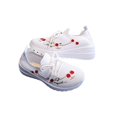 thumbnail image 5 of Mfakffe Toddler Orthopedic Shoes Fall Versatile Walking Comfortable Embroidered Knit Sneakers Casual Round Toe Shoes for Kids White 1 Big Kid, 5 of 5