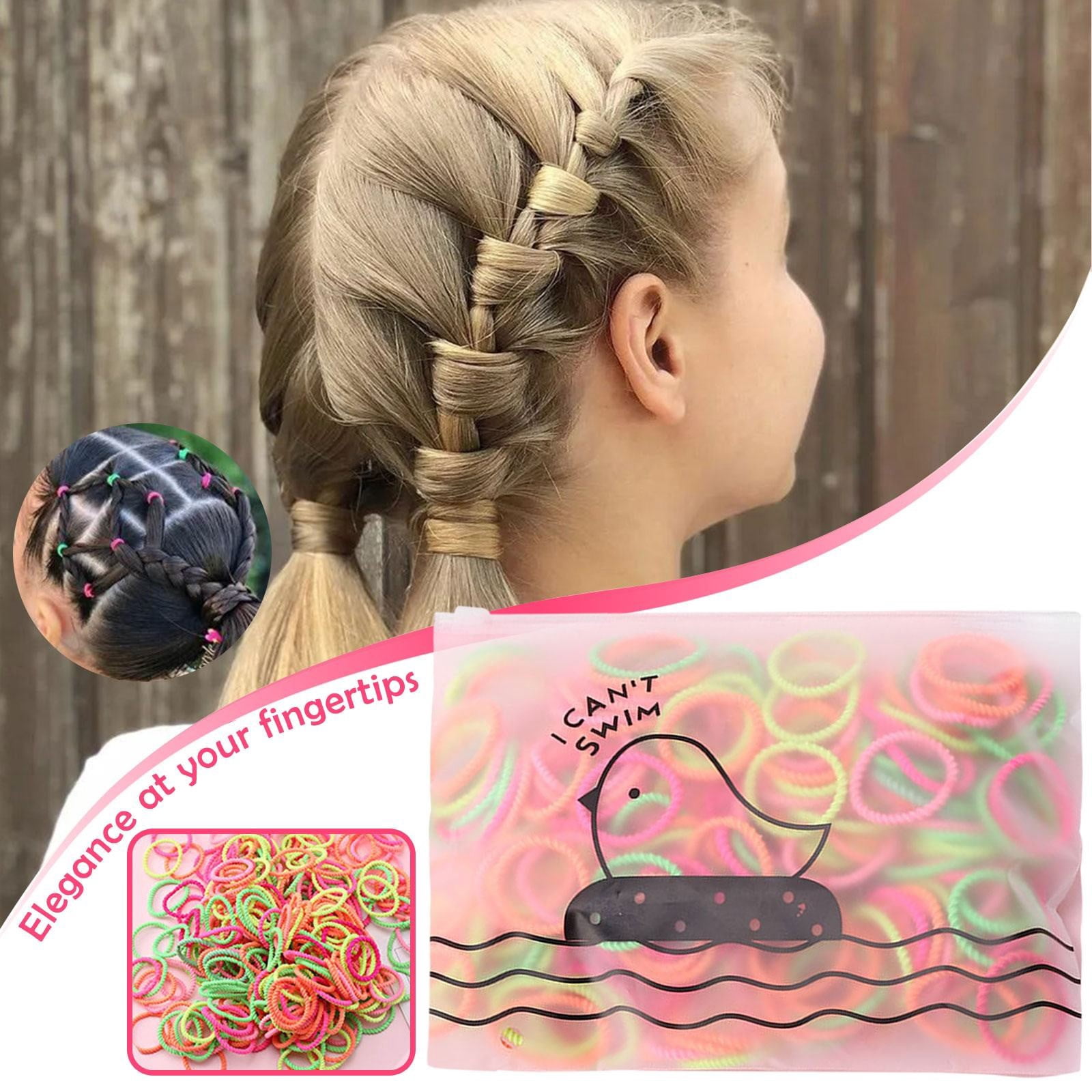 The Hair Tie Hair Ponytail Holder Scarf Scrunchies for Women Hair Loops Elastic Big Hair Ties Elastic Bands Hair Holder Organizer for Women Scrunchies with Scarf Tails Elastic Hair Ties Ribbon Hair