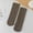 coffee, variant on Solid Color Men Super Thick Cold Resistant Long Plush Winter Socks Floor Socks Snow Socks Men Socks BLACK