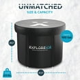 thumbnail image 3 of Explore Ice Bath Pro Max XL Athlete Cold Plunge Bath Tub, 2 Pack, Black, 3 of 11