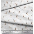 thumbnail image 2 of Soimoi polyester Crepe Fabric Brush Stroke & Cactus Tree Print Sewing Fabric Yard 42 Inch Wide, 2 of 3