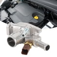thumbnail image 1 of Engine Engine Coolant Thermostat Housing Assembly 4892642AA Metal Accurate Temperature Control Replacement for 500 500L 500X, 1 of 7