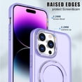 thumbnail image 4 of for iPhone 14 Pro Max Case, [Compatible with Magsafe][Built in Stand&Rotating Ring Holder] MIL-Grade Dual Layer Shockproof with Matte Hard Back, Full Protective Case for 14 Pro Max-Lilac Purple, 4 of 14