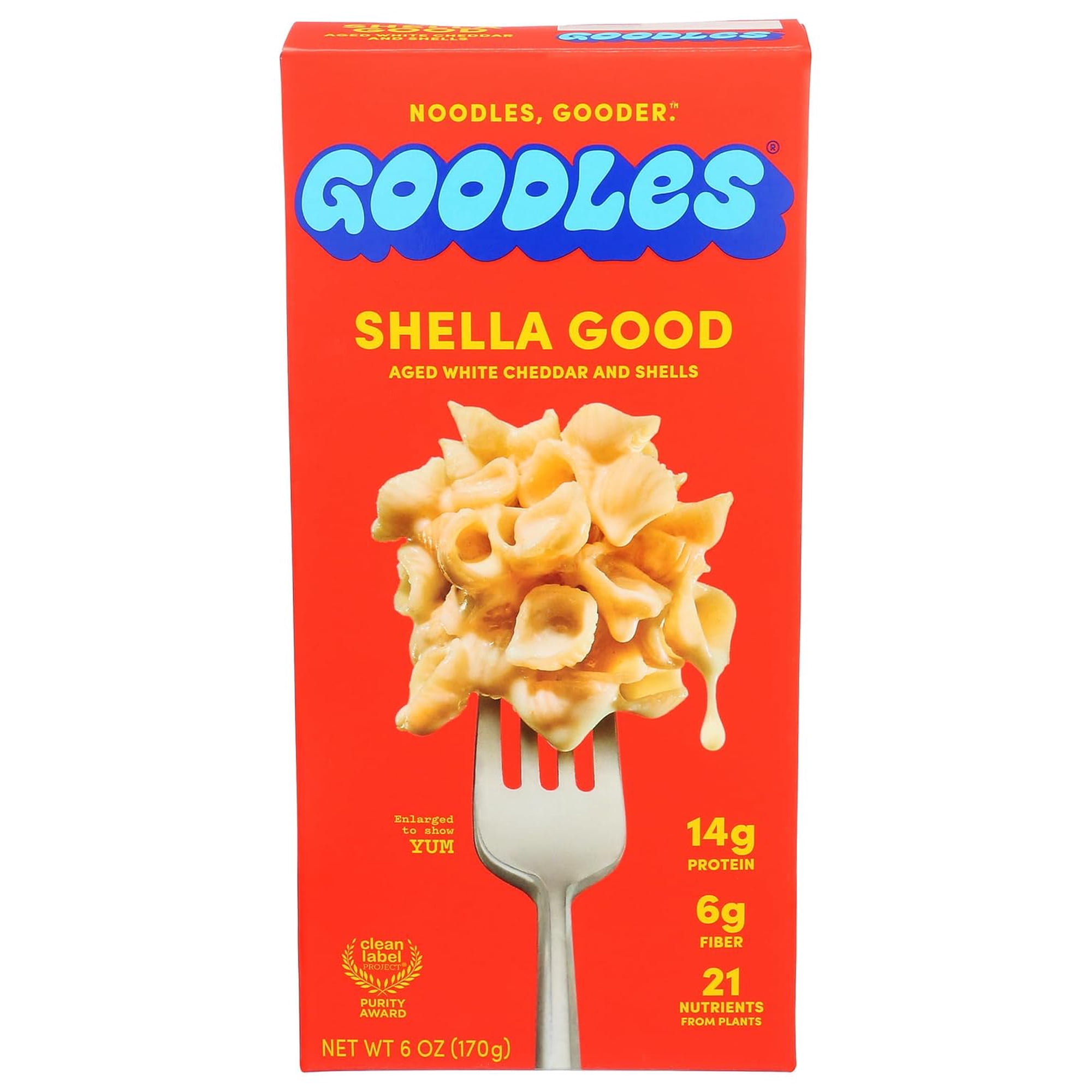 Goodles Mac and Cheese Shella Good - 6 oz Pack of 2