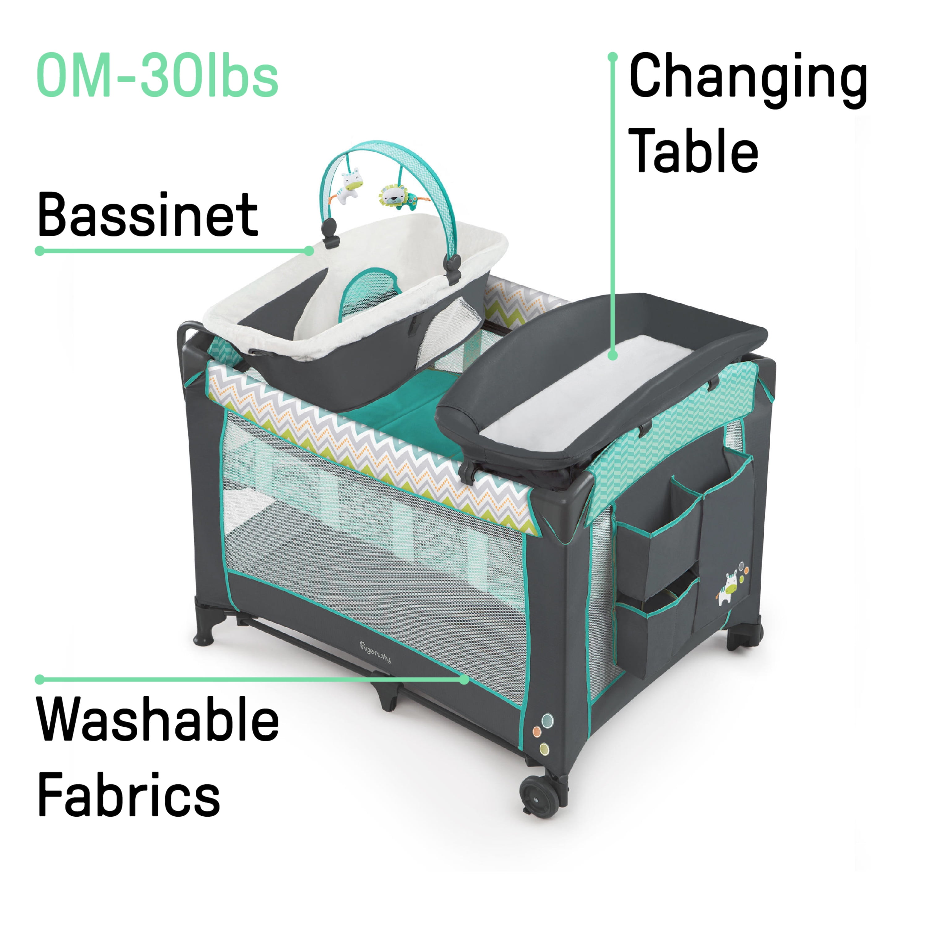 Ingenuity Smart And Simple Packable Playard Ridgedale Walmart Com Walmart Com