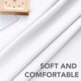 thumbnail image 5 of H.VERSAILTEX Light Blocking Thermal Insulated Window Curtains Bedroom Darkening Drapes for Living Room Back Tab/Rod Pocket Draperies, 2 Panels, 42" x 63", Pure White, 5 of 6