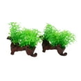 thumbnail image 1 of Fish  Artificial Plants Decorations, Aquarium  Imitation Plants Durable PE Beautiful Green  For Office, 1 of 8