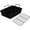 Black, variant on 14 x 10.6 Inch Roasting Pan, Stainless Steel Turkey Roaster with V Rack & Baking Rack Set, Small Heavy Duty Deep Broiling Pan for Oven Cooking Lasagna Meat Chicken - Dishwasher Safe