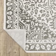 thumbnail image 5 of HomeRoots 507962 2 x 8 ft. Gray & White Oriental Power Loom Stain Resistant Runner Area Rug, 5 of 8
