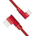thumbnail image 3 of Maoww Double Elbow USB Cable 2A Sync Data Nylon Woven TPE High Speed Charging Cable for Android/IOS/Type-C, 3 of 7