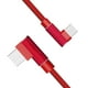 thumbnail image 2 of Cable USB de doble codo 2A Datos de sincronización Cable de carga de alta velocidad tejido de nailon TPE para Android / IOS / Type-C Noticed DZ3746-15, 2 of 2