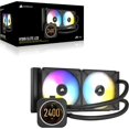 thumbnail image 6 of Corsair iCUE H100i ELITE LCD Display Liquid CPU Cooler - 4.72" Maximum Fan Diameter - 434.6 gal/min Maximum Airflow - Liquid Cooler Cooler - Socket LGA-1700, Socket LGA-1200, Socket H3 LGA-1150,, 6 of 13