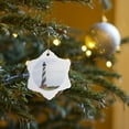 thumbnail image 7 of 3drose, Cape Hatteras Lighthouse in North Carolina - Us34 Dfr0031 - David R. Frazier, 3 inch Snowflake Porcelain Ornament, 7 of 7