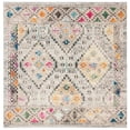 thumbnail image 3 of SAFAVIEH Madison Lanford Vintage Geometric Area Rug, Grey/Yellow, 6'7" x 6'7" Square, 3 of 10