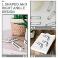 thumbnail image 3 of Phenofice 20Pcs Metal L Brackets Small Shelf Brackets Rust Resistant for Home Furniture, 3 of 8