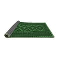 thumbnail image 2 of Ahgly Company Indoor Round Southwestern Emerald Green Country Area Rugs, 4' Round, 2 of 4