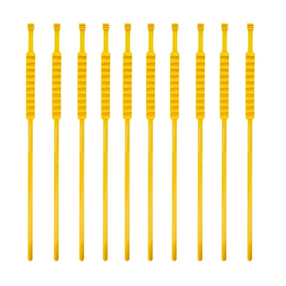 10-Pack Heavy Duty Winter Snow Chains for Cars & SUVs - Anti-Skid Tire Cable Tires with Extreme Ice & Snow Traction, Universal Fit Vehicle Snow Chains