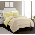 thumbnail image 2 of Casa Yellow 7 Piece Bed in a Bag Comforter Set with Sheets, Full, 2 of 2