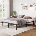 thumbnail image 3 of Auroral Zone 12 inch Full Metal Platform Bed Frame, Heavy Duty Mattress Foundation, No Box Spring Required, 3 of 7