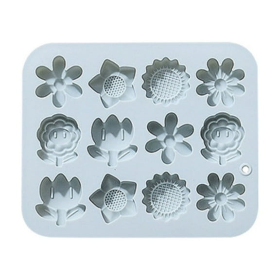 Dessert Molds, Clearance! Yuoaen Cake Mould, Flowers Silicone Mould Fondant Cake Chocolate Cookie Decorating Mould Cake Tools, 1X Silicone Mold