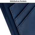 thumbnail image 5 of Dockem iPhone 14 Plus Liquid Silicone Card Case with Built-in Metal Plate for Magnetic Mounting, Stitched-on Wallet with 2 Credit Card Holders (Blue, M2L), 5 of 9
