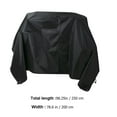 thumbnail image 2 of HONITANO 1Pack Black Rectangular Drum Set Cover for Indoor Use Waterproof and Dustproof, 2 of 8