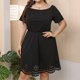thumbnail image 2 of Vestido quemado grande de manga corta para mujer Fridja  bnh214, 2 of 9