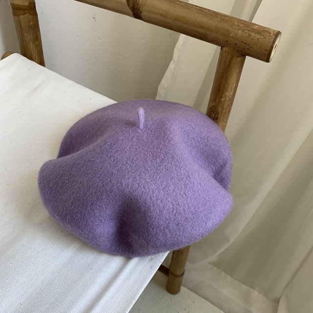 LinYooLi Breda Hat Female British Retro Autumn And Winter Day Is Wool Painter Hat Ladies Beilei Hat Versatile Korean Version