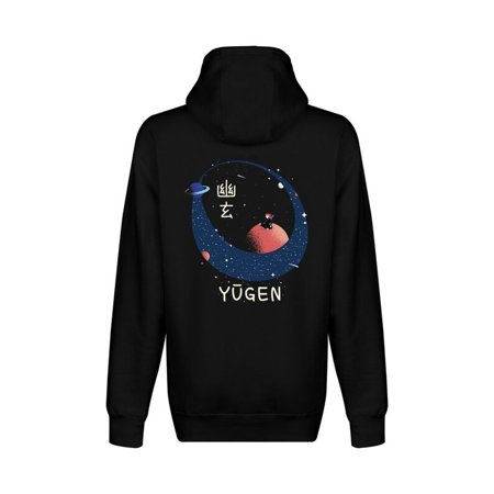 Japanese Graphic Hoodie, Samurai Anime Hoodie Space Hoodie, Yugen Hoodie, Japanese Saying Hoodie, Philosophy Inspirational Hoodie