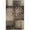 Beige-Brown, variant on Floral Medallion Bristol Area Rug or Runner, 7' x 9', Rust