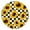 No.057, variant on 44in Round Tablecloth with Elastic Edge, Waterproof Fitted Table Cover for 36-44" Tables, Floral Theme Polyester Reusable Table Cloths Wipe Clean for Picnic, Dining, Outdoor Use and Party Decor