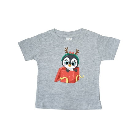 

Inktastic Christmas Penguin Gift Baby Boy or Baby Girl T-Shirt