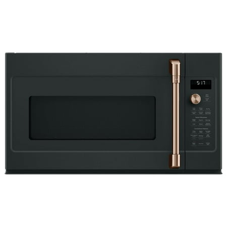 Café - 1.7 Cu. Ft. Convection Over-the-Range Microwave with Air Fry - Matte black