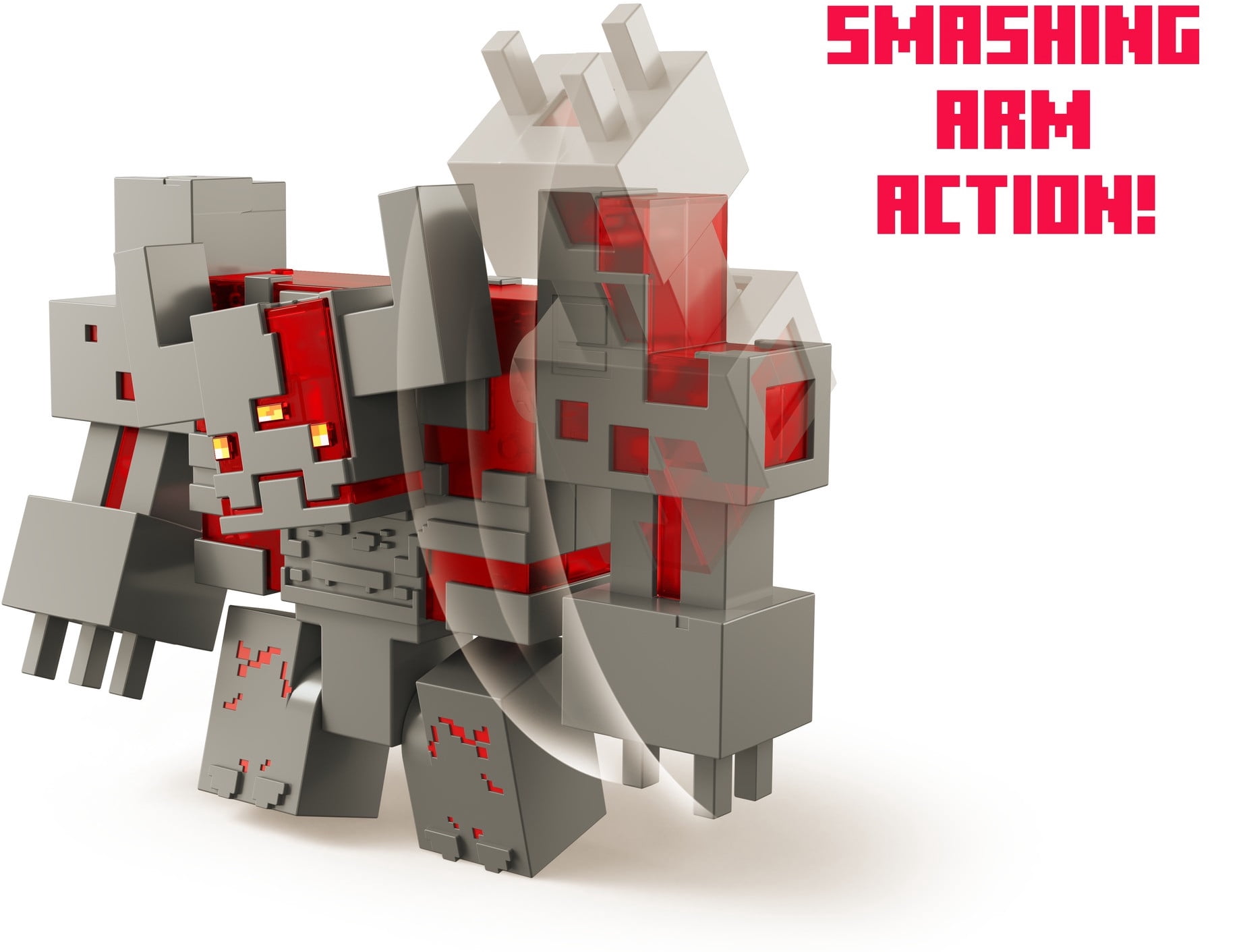 Minecraft Dungeons Redstone Monstrosity Figure Walmart Com Walmart Com