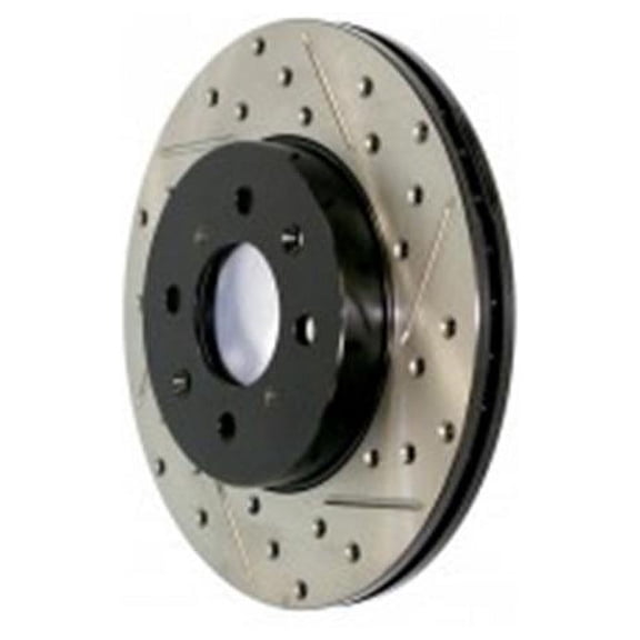 StopTech 127.34159L Slotted & Drilled Rear Left Rotor for 2014-2015 Mini Cooper Base