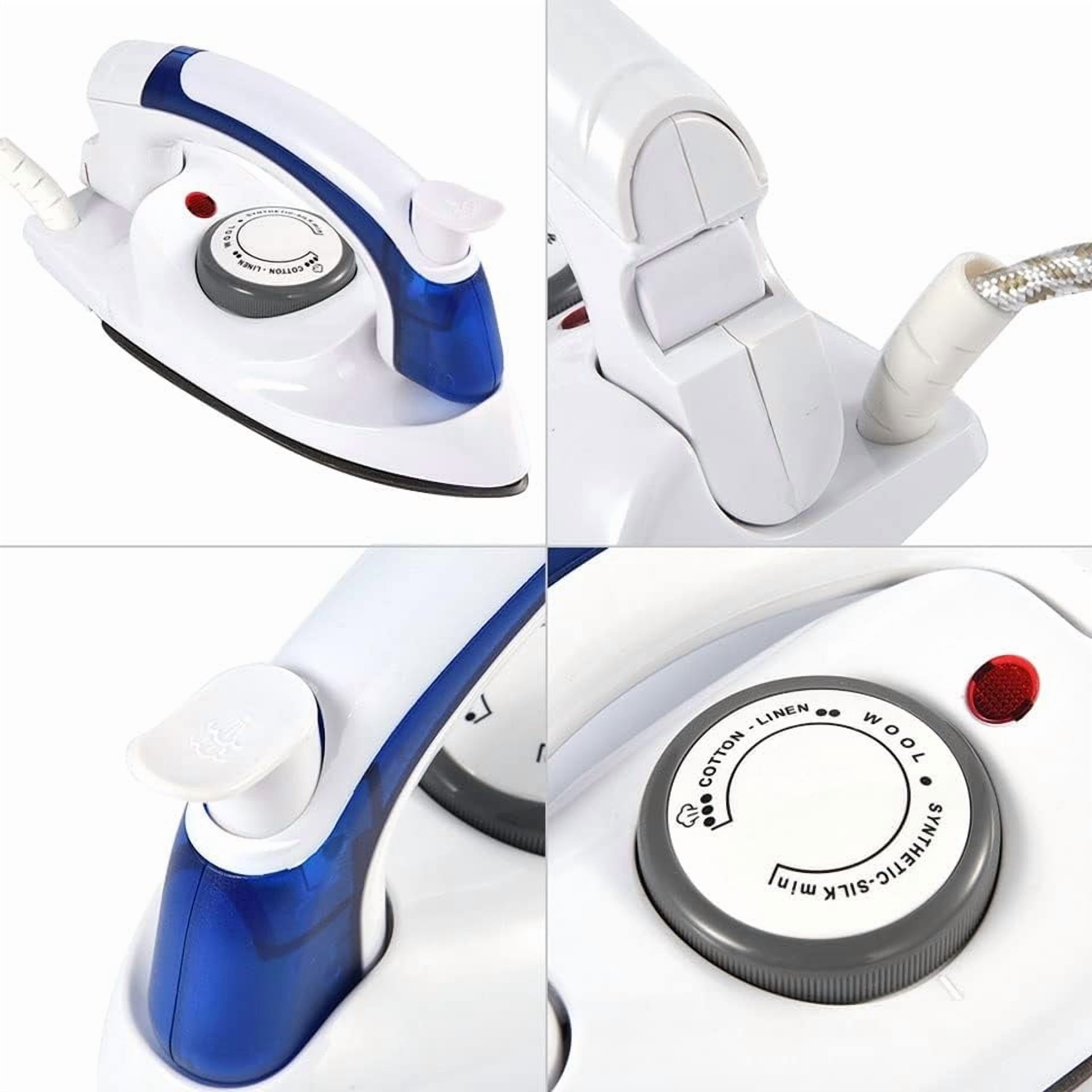 Foldable Handheld Electric Steam Iron Steamer Travel Iron Temperature